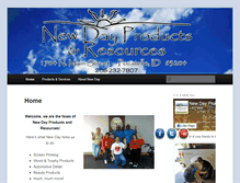 Tablet Screenshot of newdayproducts.org